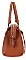 2 IN 1 CLEAR SEE THROUGH SATCHEL WITH LEOPARD POUCH