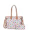 2-in-1 Monogram Shopper-Tote Wallet Set