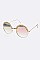 Pack of 12 pieces Metal Flower Accent Round Sunglasses LA97-J2583