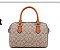 2-IN-1 OVAL PRINTED DUFFLE BOSTON BAG WITH WALLET SET