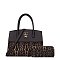 COFFEE LEOPRAD HANDBAGS SET SATCHEL WHOLESALE