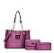 3 IN 1 Croc Chained Satchel - Cross-Body & Wallet Set