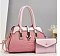 2 in 1 Crocodile & Patent Satchel Pouch Set