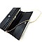 Accented Patent Clutch Wallet