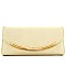 Accented Hardware Compartment Wallet
