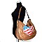 David Jones US Flag Hobo Bag