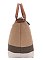2-in-1 Plaid Luxury Top Handle Satchel Handbag Set