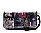 Magazine Print Double Zip-around Wallet