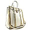 Chain Accented Padlock Purse