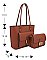 2 IN1 SMOOTH DESIGN TOTE BAG WITH CROSSBODY BAG