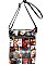 Magazine Model Print Patent Cross Body