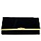 Accented Patent Clutch Wallet