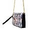 Magazine Picture Clutch Messenger Bag