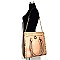 Chain Accented Padlock Purse