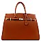 Celebrity Style Tote Belted Accent Tote