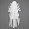 FASHIONABLE 3 TIER WEDDING VEIL W/ ROSE HAIR COMB SLVEIL982