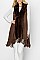 SOFT FUR COLLAR FRINGE VEST