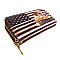 AMERICAN FLAG WITH DOG PRINT WALLET