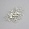 FASHIONABLE BRIDAL PEARL AND RHINESTONE HAIR COMB SLW0642