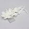 FASHIONABLE BRIDAL RHINESTONE AND PEARL HAIR COMB SLW1004