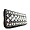 Rhinestone Zip-around Fancy Wallet