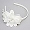 FASHIONABLE BRIDAL HAIR COMB W/ STONES / PEARL SLW1201