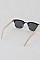 Pack of 12 Multicolor Studded Gradient Fashion Sunglasses