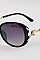 Pack of 12 Fancy Frame Round Sunglasses w Pearl Accent
