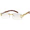 Pack of 12 Rectangular Gradient Sunglasses