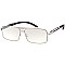Pack of 12 Two Tone Rectangle Sunglasses