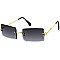 Pack of 12 Rimless Rectangular Sunglasses