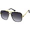 Pack of 12 Rimless Square Aviator Sunglasses