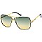 Pack of 12 Rimless Square Aviator Sunglasses