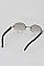 PACK OF 12 Rhinestones Rimless Round Sunglasses