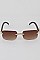 PACK OF 12 Rhinestones Rimless Unique Leg Sunglasses
