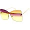 Pack of 12 Modern Statement Rimless Sunglasses