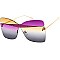 Pack of 12 Modern Statement Rimless Sunglasses