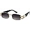 Pack of 12 Thick Frame Rectangle Sunglasses
