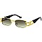 Pack of 12 Thick Frame Rectangle Sunglasses