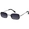 Pack of 12 Rim Rectangle Retro Sunglasses