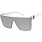 Pack of 12 Exposed Lenses Rectangle Sunglasses