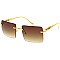 Pack of 12 Basic Rimless Square Sunglasses