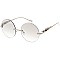 Pack of 12 Gradient Rimless Round Sunglasses