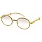 Pack of 12 Vintage Crystal Lined Oval Sunglasses