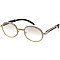 Pack of 12 Vintage Crystal Lined Oval Sunglasses