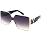 Pack of 12 Oversize Square Fashion Sunglasses Set