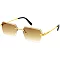 Pack of 12 RIMLESS RETRO UNISEX SUNGLASSES SET