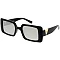 Pack of 12 MIRROR TINT SQUARE RETRO SUNGLASSES
