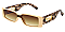 Pack of 12 Rectangle Frame Metal CHEETA Box Sunglasses Set