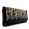 Rhinestone Studded Modern Trifold Wallet